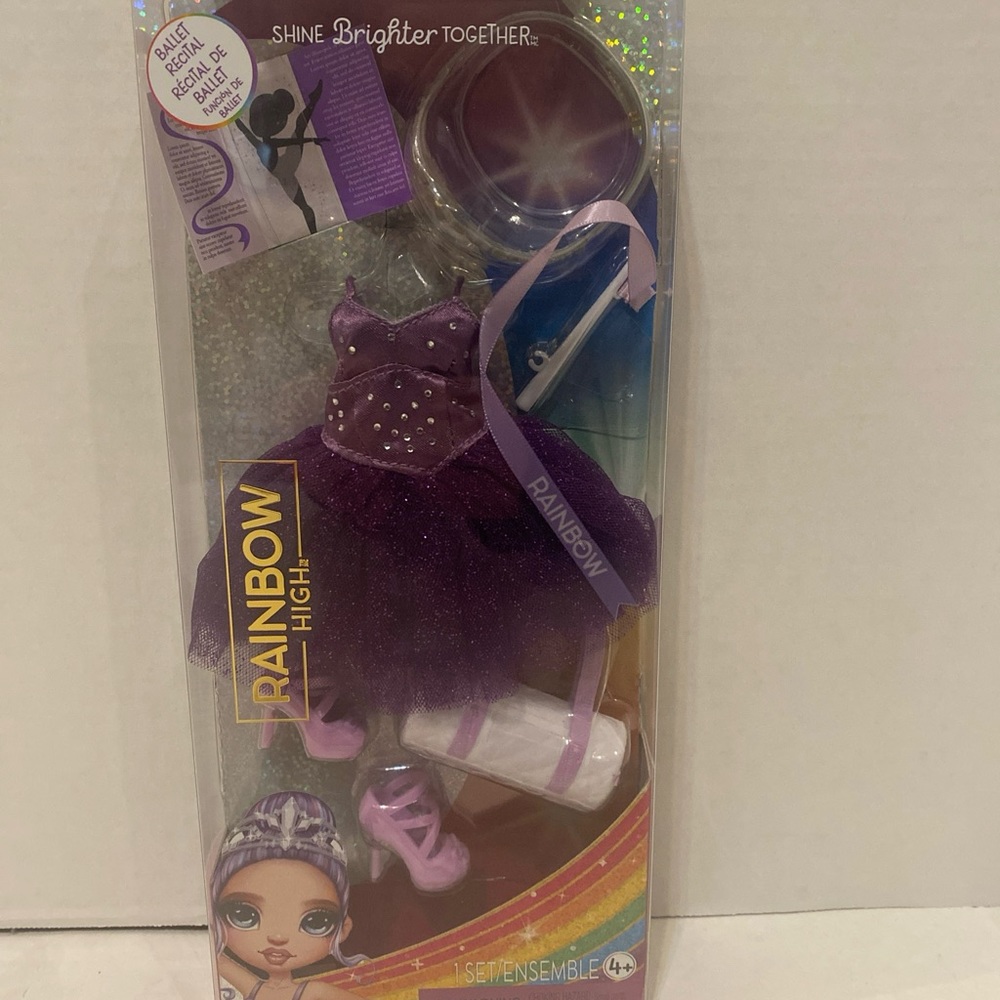 Rainbow, doll fashion, ballet clothes
